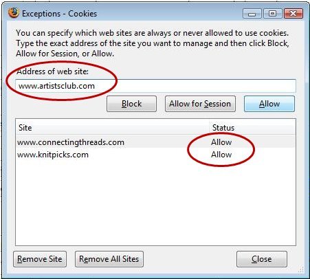 FF Click Allow