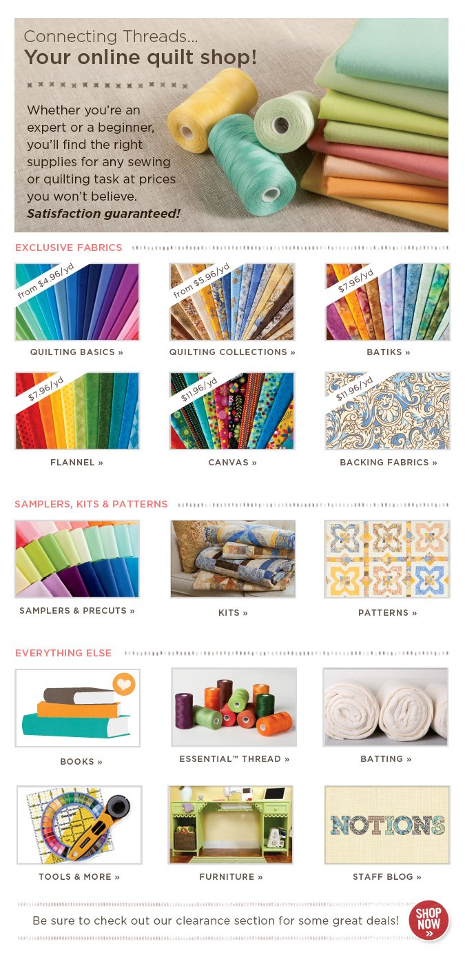 All of your quilting needs in one place