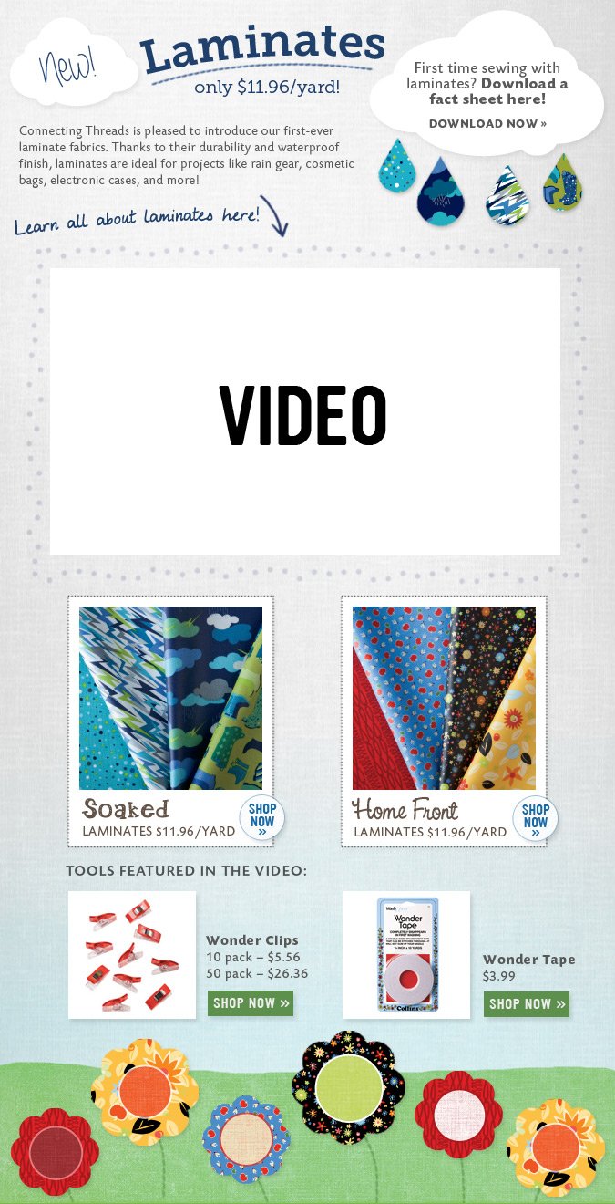 Introducing Laminate Fabrics from Connecting Threads