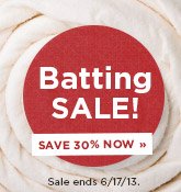 Quilt Batting Sale