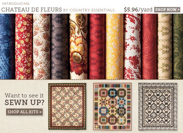 Chateau de Fleurs Fabric Collection