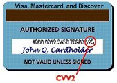 Visa, MC, Discover Security Code