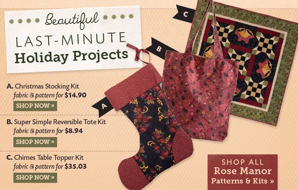 Beautiful Last Minute Holiday Projects