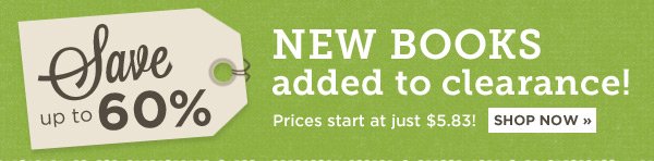 New Books Added to Clearance