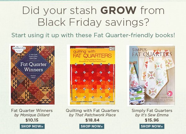 Fat Quarter Friendly Books