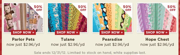 50% Off these collections