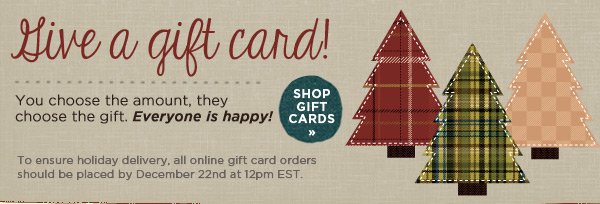 Give a Gift Card!