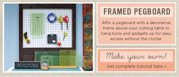 Framed Pegboard and Tutorial