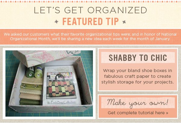Organization Tips