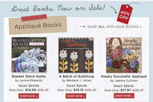 Applique Books