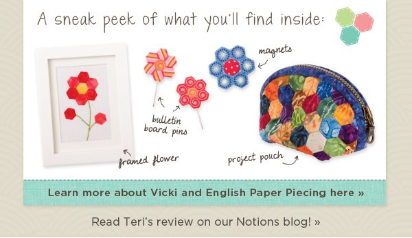 Learn More About Vicki and English Paper Piecing
