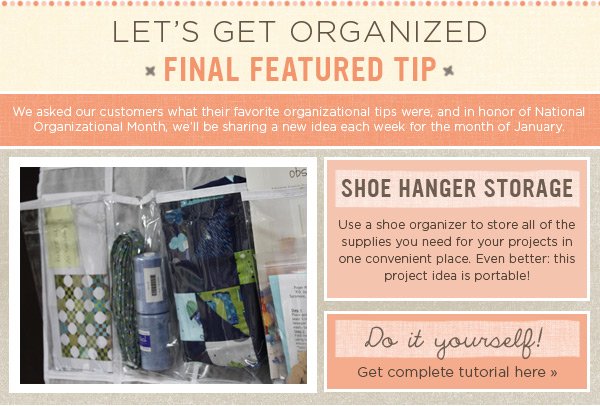 Organizational Tip
