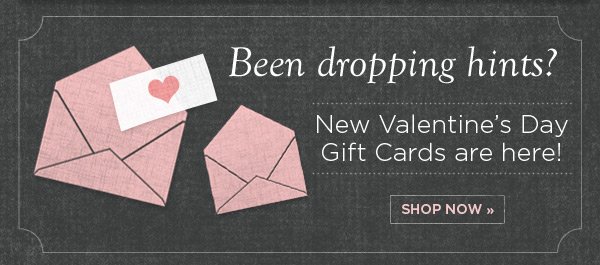 Valentine's Day Gift Cards