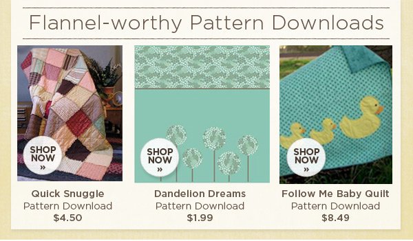 Flannel-worthy Pattern Downloads