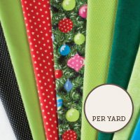 Ornamental Christmas Quilting Fabric