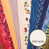 Saltbox Village Quilting Fabric